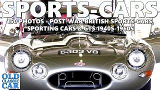 British sports-cars of the 1950s - 1960s inc MG, Jaguar, Triumph, Aston Martin, TVR + 150 photos