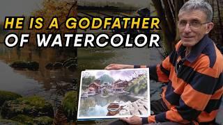 Breathtaking Watercolor Landscape by Legendary British Artist | Joe Dowden's Watercolor Tips