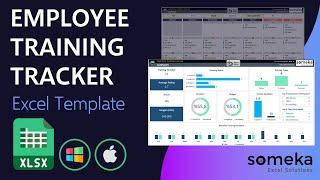 Employee Training Tracker | Excel template to plan and track learning!