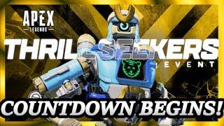 Apex Legends Live: THRILLSEEKERS ARENA EVENT LIVE COUNTDOWN! - NEW MAP OVERFLOW | Update