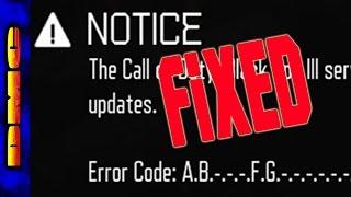 Call of Duty Black Ops 3 ABC ERROR CODE FIX! Bo3 CAN'T CONNECT FIX!  Ps3 Ps4 Xbox Xbox1 w/ DMC