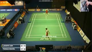 HYLO Open 2021 - Lakshya Sen IND vs Thomas Rouxel FRA - Game 2