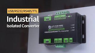 Industrial converter, Isolated Multi-Bus, USB / RS232 / RS485 / TTL communication