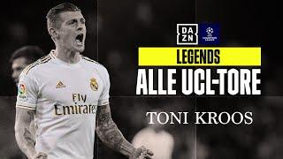 Königliche Legende: Toni Kroos | Alle Tore | Legends | UEFA Champions League | DAZN