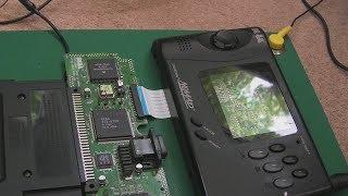 Sega Nomad Repair Part 1 (From RetroGameRevival) - Screen, Capacitors & Blown TR201