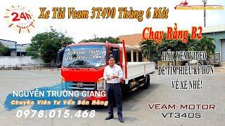 Đánh Giá Xe Tải Veam 3T5 VT340S Thùng Lửng Dài 6m2 Động Cơ Isuzu Chạy Bằng B2 |giaxetai24h.vn| #17