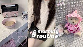 MORNING ROUTINE ️ self-care vlog, home pilates, korean skincare, journaling, ft. GETAHUG