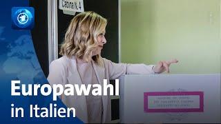 Europawahl: Abstimmung in Italien