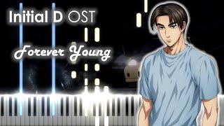 Initial D OST - Forever Young【SYMBOL】- Piano Cover/Tutorial (Extended Mix)