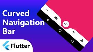 29. Curved navigation bar flutter | Flutter Bottom Navigation Bar | flutter bangla tutorial | Afran