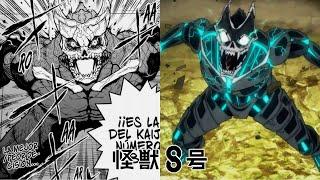 REVELACION APARECE DIFERENCIAS KAIJU NO. 8 CAPITULO 10 ANIME COMPARACION MANGA RESUMEN