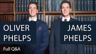 Oliver and James Phelps | Full Q&A | Oxford Union