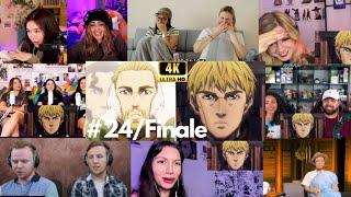 Vinland Saga Season 2 Episode 24 Reaction Mashup | ヴィンランドサガ 2期 24話 リアクション