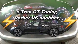 Serie VS Tuning ️ HGP Audi e-Tron GT - Beschleunigung & TopSpeed wie ein RS?️