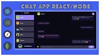  Realtime Chat App with React, Node.js, Socket.io and MongoDB
