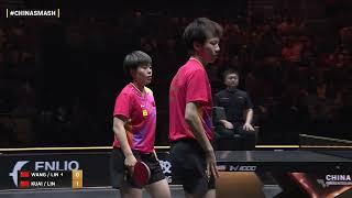 FULL MATCH | Lin / Wang vs Lin / Kuai | XD F | #ChinaSmash 2024