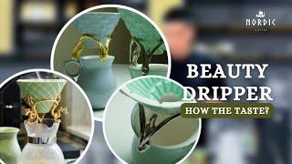 Brewing Coffee with Beauty Dripper