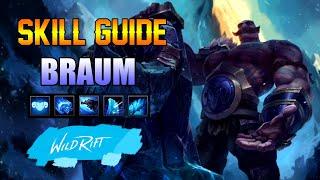 BRAUM SKILL GUIDE - WILD RIFT