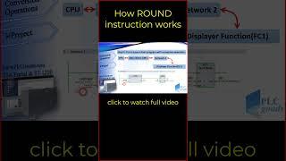 how ROUND instruction works