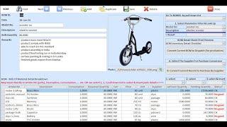 Material inventory management software - BOM