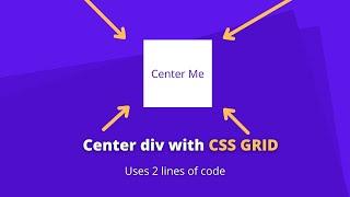 How to Center a Div Vertically and Horizontally using CSS GRID