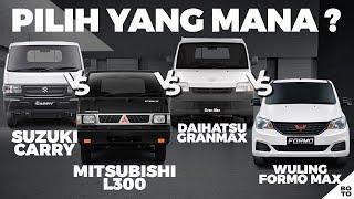 Pilih Pick Up yang Mana !? Suzuki Carry VS Mitsubishi L300 Vs Daihatsu Granmax Vs Wuling Formo Max