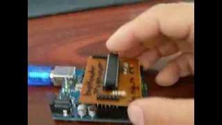 how load booloader in blank uC (ATmega328P-PU) with Arduino board as ISP programmer