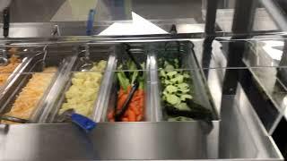 Lumpkin County, GA - Lumpkin County High School Cafe salad bar on burger day!