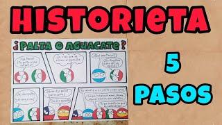 Como Hacer una HISTORIETA en 5 pasos