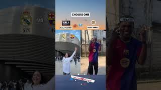 HALA MADRID Vs VISCA BARÇA || Prt 84 #shorts #dance #music  #halamadrid #viscabarça #laliga