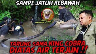 BERGULAT SAMA KING KOBRA DIATAS AIR TERJUN ‼️ PANJI BERAKHIR JATUH KARENA SALAH PIJAKAN