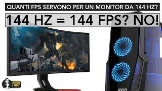 QUANTI FPS SERVONO PER UN MONITOR DA 144 Hz?