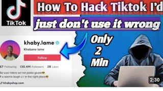 How to hack anyone's TikTok ID #tiktok #hacker #foryou #trick #viralvideo