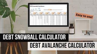 Easy Debt Snowball & Debt Avalanche Calculator | Demo