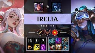 Irelia Mid vs Lissandra: Godlike - VN Grandmaster Patch 14.24