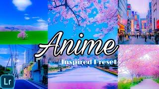 ANIME INSPIRED PRESET | Free DNG preset | Lightroom Mobile Tutorial