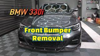 How to removal bmw 330i front bumper | bmw 330i | bumper removal | front bumper | SL Wrapping Boy