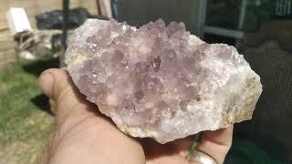 451.00g CALIFORNIA PURPLE HEART PHANTOM AMETHYST CLUSTER