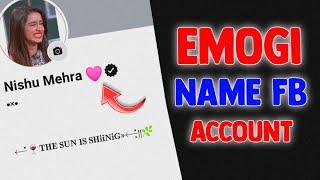 How to create Facebook Emoji Name id Without Update | Facebook heart ️ name id