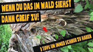 Survival Tipp: Keine Schnur? Kein Problem! | Survival Wissen