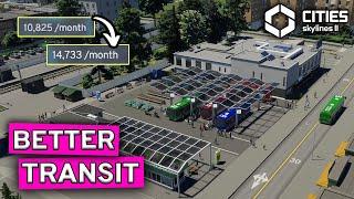 Forcing My Citizens to Use Public Transit in Cities Skylines 2!