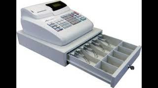 Звук кассового аппарата. The sound of a cash register.