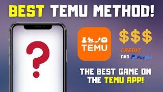 The BEST Method on Temu! | Top Temu Game for Credit, Money, and Items