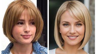 35 SHORT BOB HAIRCUTS & HAIRSTYLES FOR WOMEN IN 2024 #newvideo #trending #hairstyle