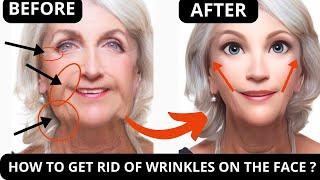  HOW TO GET RID OF WRINKLES WITH FACE YOGA ? LAUGH LINES, SAGGY SKIN, JOWLS, FROWN LINES, FOREHEAD