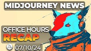 Depth Map? | Midjourney Office Hours Recap July 10th 2024 | Midjourney News