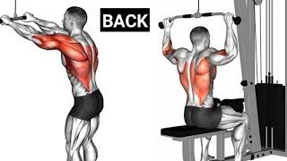 Best Back Workout At Gym | Build Massive Back | Lat Exercises