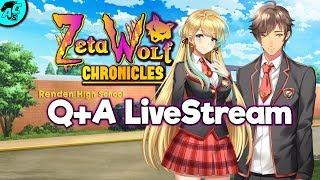 Zeta Wolf Chronicles - Q & A Livestream (Indie/OELVN BxG Visual Novel)