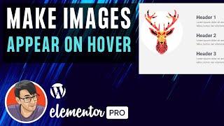Elementor - Reveal Images on Text Hover for Free