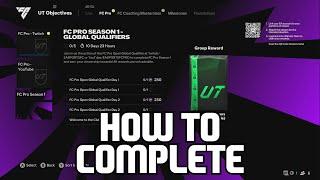 How to complete the FC PRO SEASON1 GLOBAL QUALIFIERS in FC 25